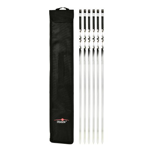 Шампура сталеві в чохлі 6*60см