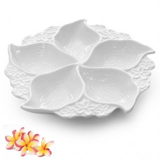 Менажниця порцеляна Квітка 8