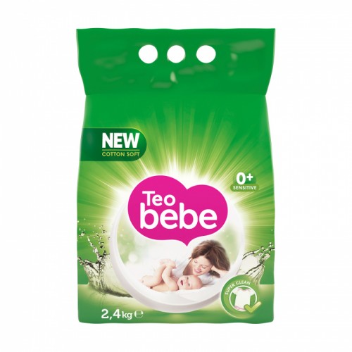 Пральний порошок Teo Bebe Aloe для дитячих речей 2,4кг
