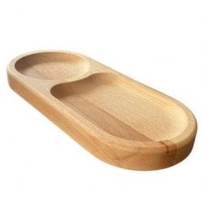 Менажниця дерев`яна прямокутна 14*28,5см