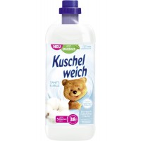 04344 Кондиціонер для білизни Kuschelweich дитячий Бавовна (БІЛИЙ) 1л (38пр)12шт/ящ