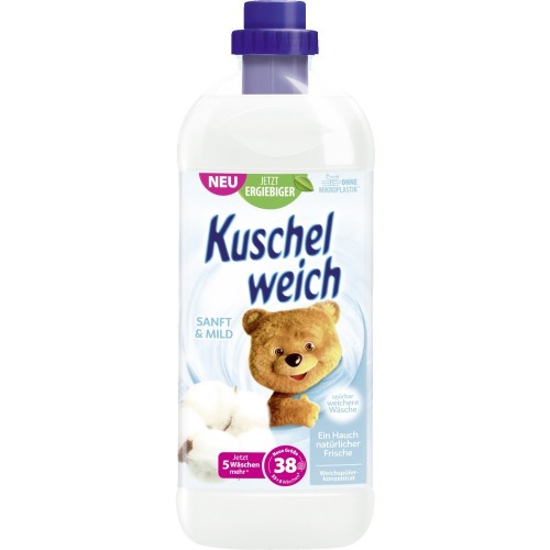 04344 Кондиціонер для білизни Kuschelweich дитячий Бавовна (БІЛИЙ) 1л (38пр)12шт/ящ