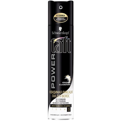 Лак для волосся Taft Невидима Фіксація (5) 250мл