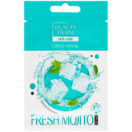 BEAUTYDERM Кріо-маска для обличчя Fresh Mojito 10мл