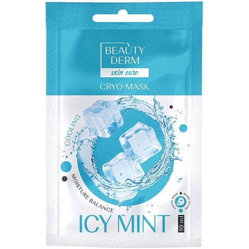 BEAUTYDERM Кріо-маска для обличчя Icy Mint 10мл