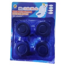 Засіб для чищення унітазу таблетки для зливного бачка сині 1=4