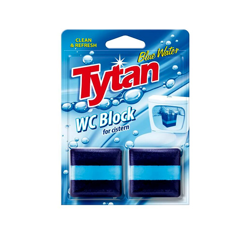 Tytan blue water таблетки для зливного бачка 2*50гр