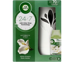 Air Wick Автоматичний освіжувач + зміний балон Білі квіти