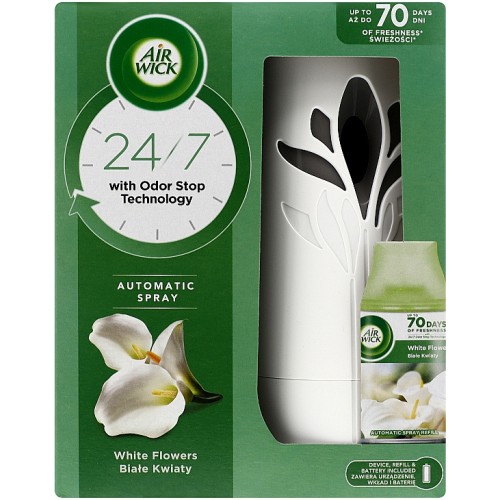 Air Wick Автоматичний освіжувач + зміний балон Білі квіти