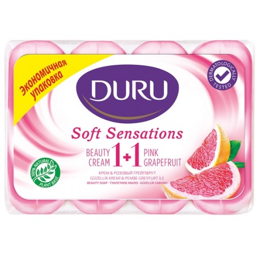 Туалетне мило Duru 1+1 грейпфрут 4*90