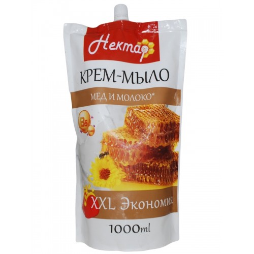 Рідке мило Нектар мед і молоко 1000 мл дой-пак