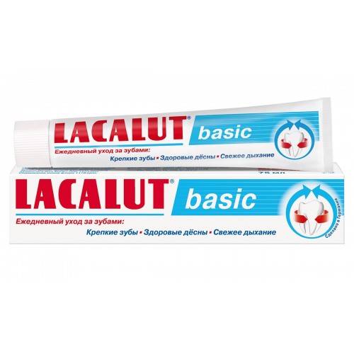 Зубна паста Lacalut Basic 75мл
