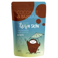 Queen skin Скраб для тіла з кокосової стружки 200гр