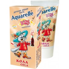 Дитяча зубна паста Aquarelle Kids Кола 3+ років 50мл