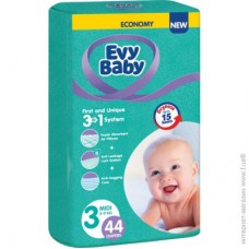 Підгузники дитячі Evy Baby Elastic №3 5-9кг 44шт
