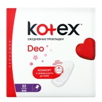 Прокладки Кotex Супер Deo 52 шт