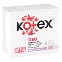 Щоденні прокладки Kotex Normal Deo 56шт