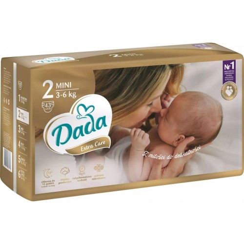 Підгузники дитячі Dada Extra Care №2 3-6кг 43шт