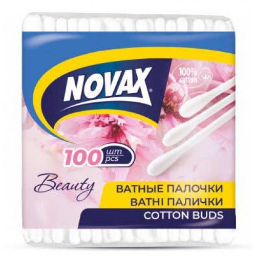 Ватні палочки Novax 100шт
