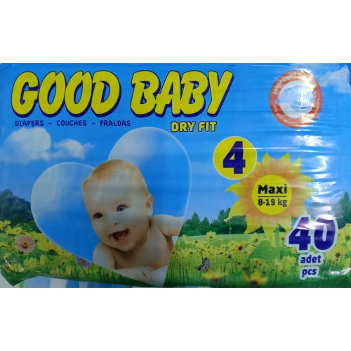 Підгузники Good Baby Maxi №4 40шт (8-19кг)