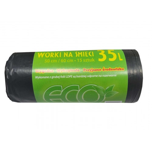Мішки для сміття ECO 35л (15шт)