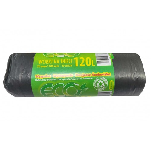 Мішки для сміття ECO 120л (10шт) міцні