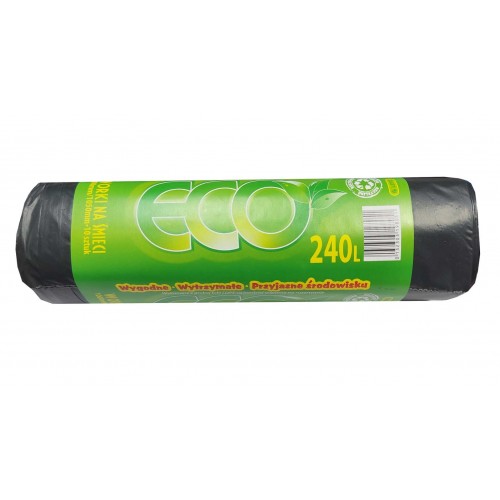 Мішки для сміття ECO 240л (10шт) міцні
