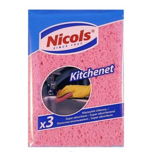 Губки для кухні Niсols Kitchenet 3шт
