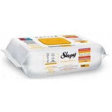 Серветки вологі для прибирання Easy Clean з клапаном 100шт евкаліпт