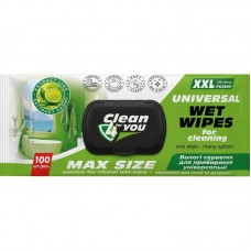 Серветки для прибирання Clean4You 100шт Лайм
