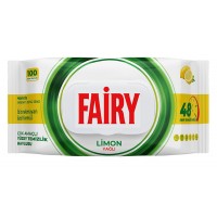 Вологі серветки для прибирання Fairy Лимон 100шт