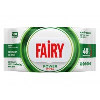 Вологі серветки для прибирання Fairy Power 100шт