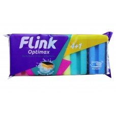 Губка кухонна Flink Optimax 4+1шт