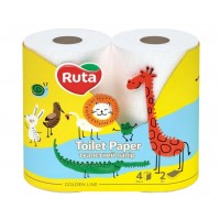Туалетний папір Ruta Kids 2 шар білий 4рул
