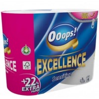 Туалетний папір Ooops! Excellence 3шар білий 4рул