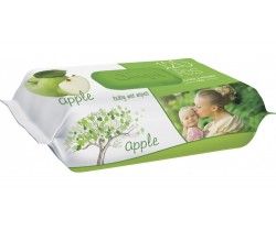 Вологі серветки Sleepy Apple з клапаном 120шт