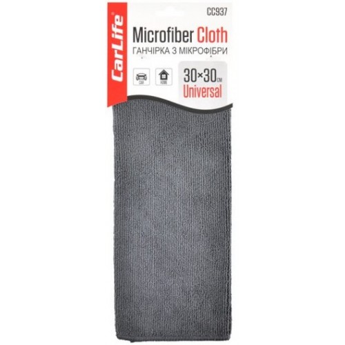 Ганчірка для дому CarLife мікрофібра універсальна 30*30см
