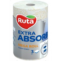 Рушник Паперовий Ruta Selecta Mega roll 3шар 1рул