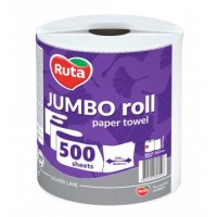 Рушник паперовий Ruta Jumbo Roll 500 відр. 2шар