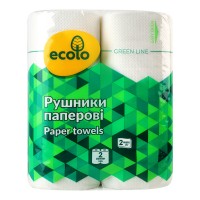 Паперові рушники Ecolo 2шар 2рул