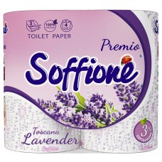 Туалетний папір Soffione Toscana lavander 3 шар (4шт)