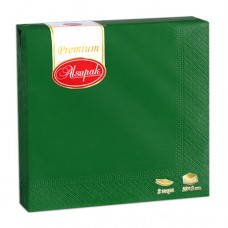 Серветки столові Алсупак 2 шар 33*33 зелені 20шт