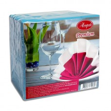 Серветки столові Алсупак 2 шар 33*33 блакитні 100шт