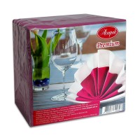Серветки столові Алсупак 2 шар 33*33 бордові 100шт