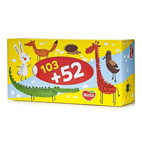 Серветки косметичні Ruta Kids  155шт