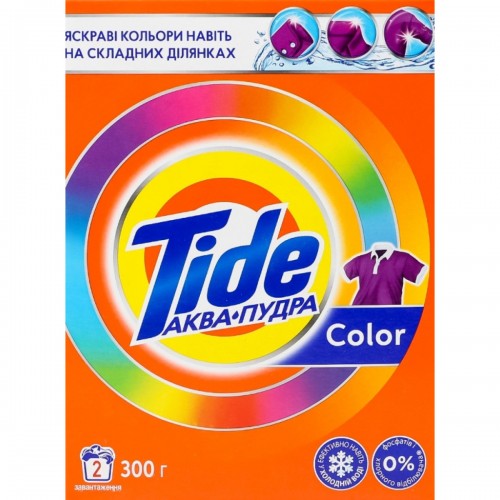 Пральний порошок Tide color Аква-Пудра 300 г