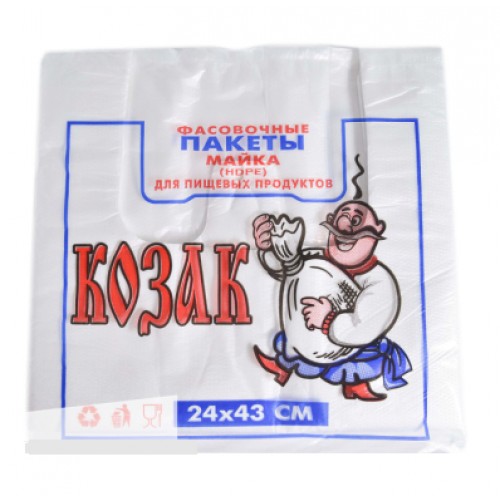 Кульочки майка 100шт 22х40 см