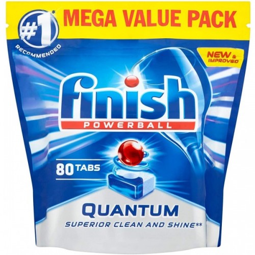 Таблетки для посудомийної машини Finish Quantum 3в1 (80шт)