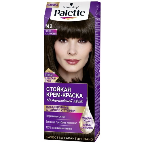 Фарба для волосся Palette №2 Темно-коричневий