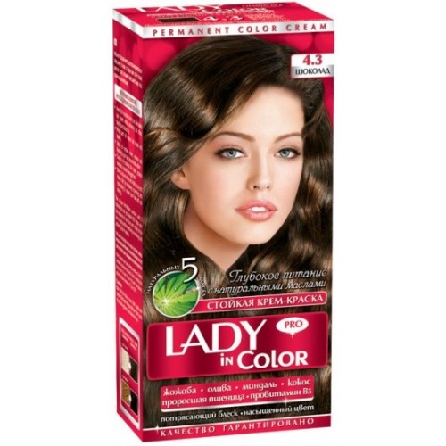 Фарба для волосся Lady in Color №4.3 Шоколад
